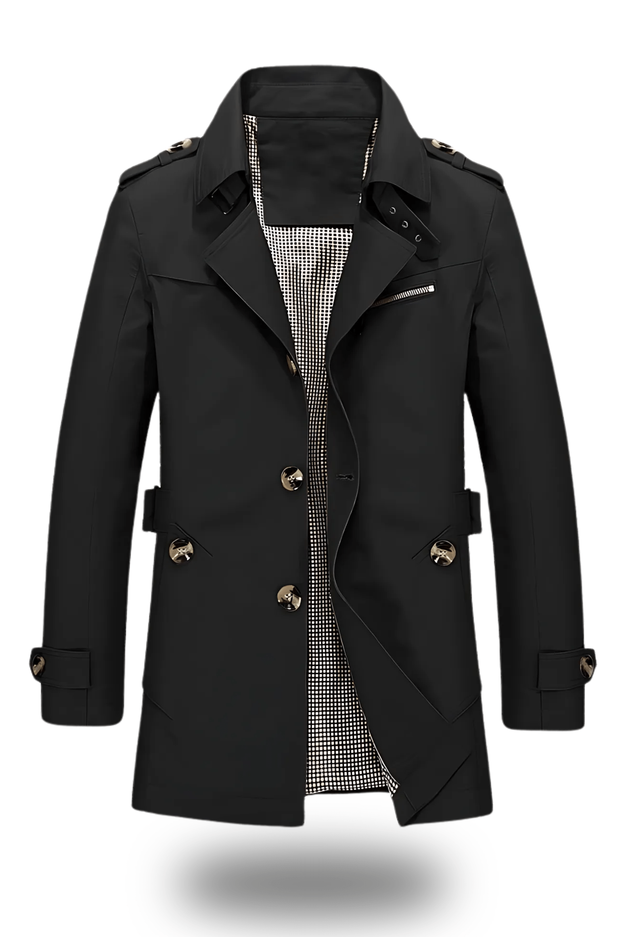 Jens - Classic Women's Trench Coat with Folded Collar for Winter Elegance 2