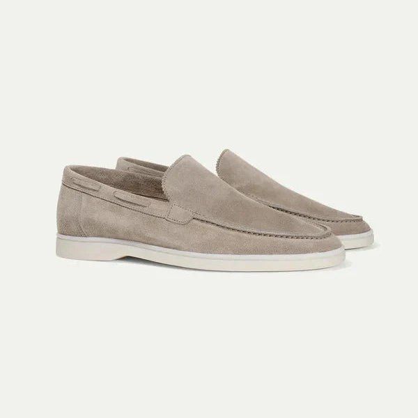 Luca - Soft Imitation Suede Slip-On Loafers for Women with Flexible Rubber Sole 0
