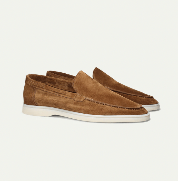 Luca - Soft Imitation Suede Slip-On Loafers for Women with Flexible Rubber Sole 3
