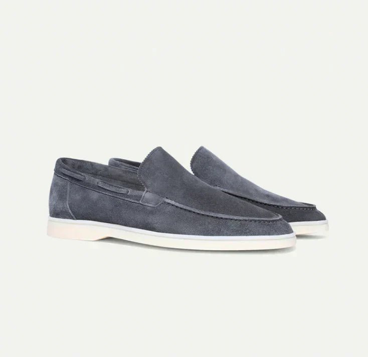 Luca - Soft Imitation Suede Slip-On Loafers for Women with Flexible Rubber Sole 4