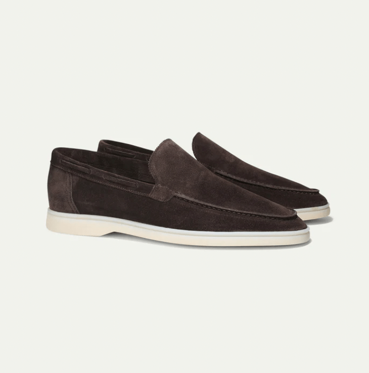 Luca - Soft Imitation Suede Slip-On Loafers for Women with Flexible Rubber Sole 5