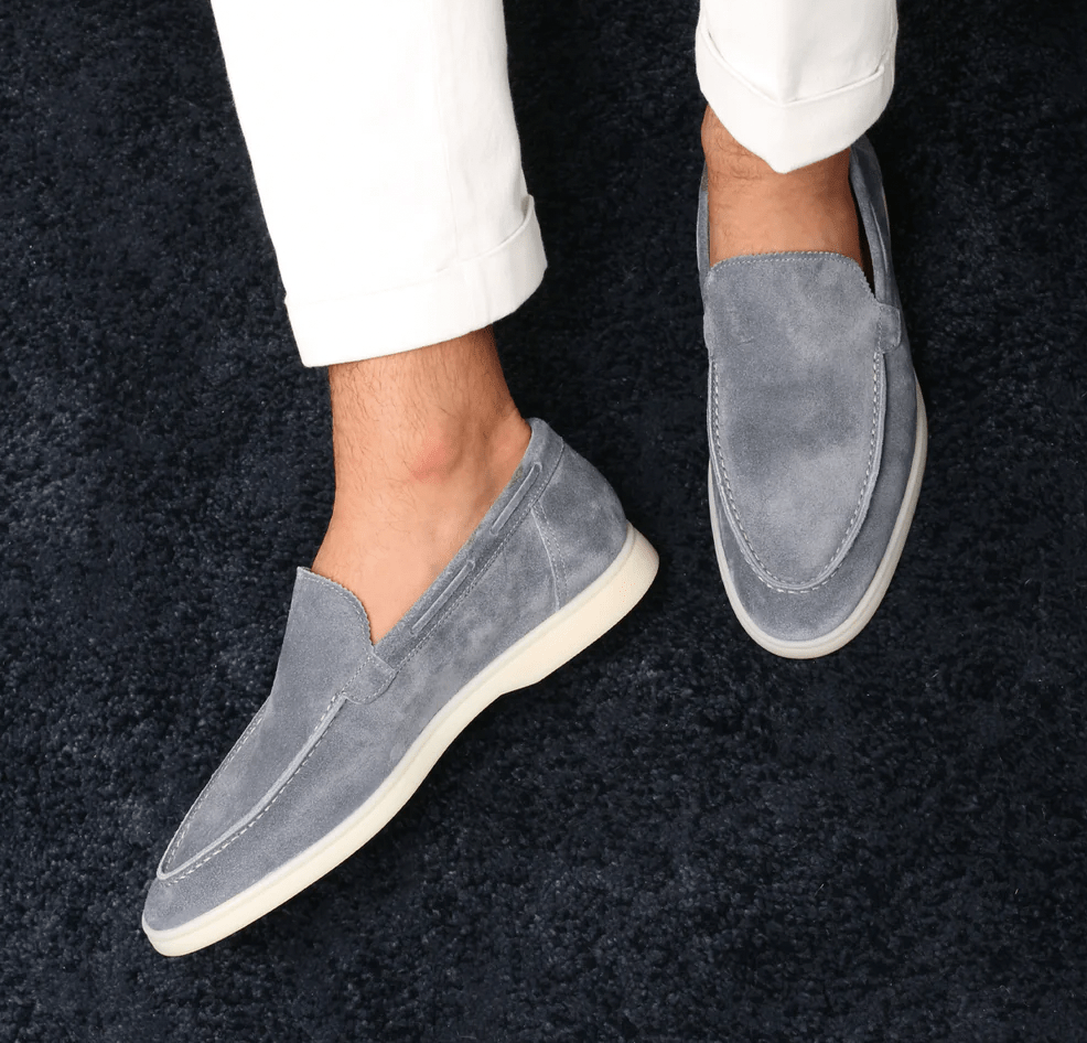 Luca - Soft Imitation Suede Slip-On Loafers for Women with Flexible Rubber Sole 6