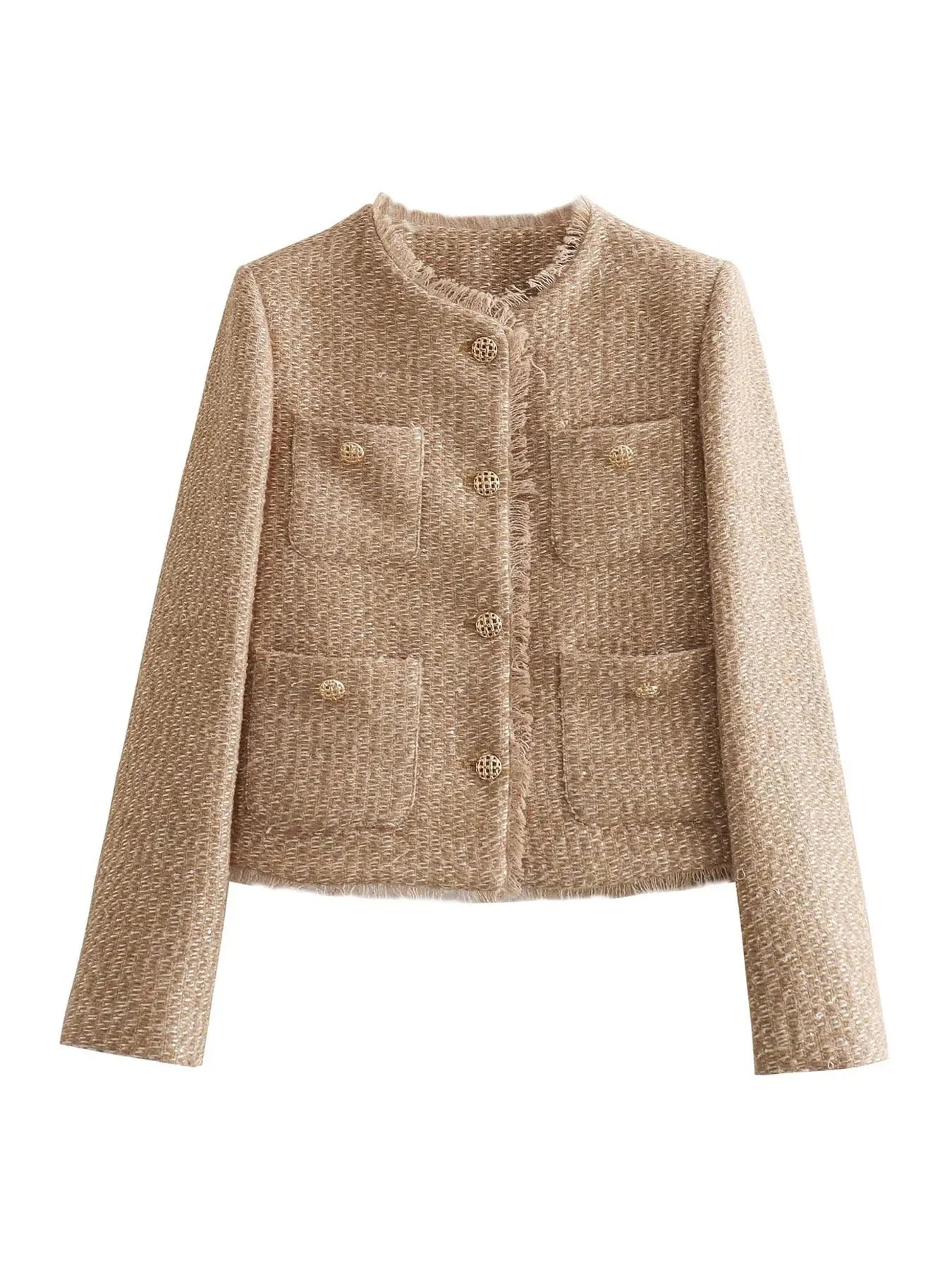 Melinda - Classic Tweed Blazer with Structured Fit & Elegant Fabric 4