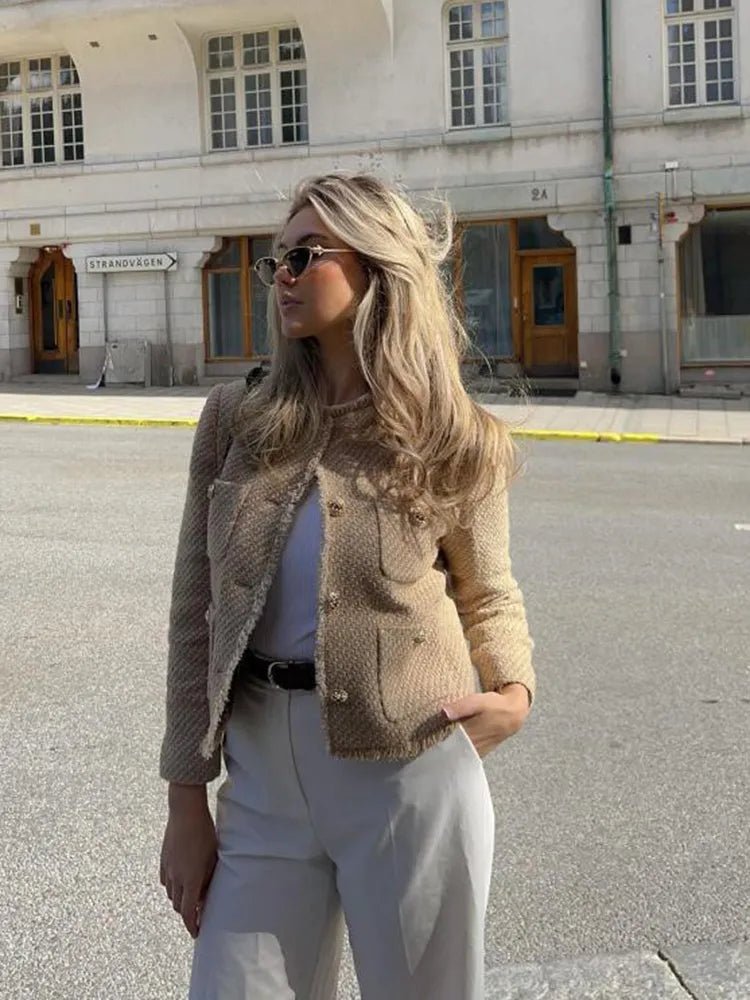Melinda - Classic Tweed Blazer with Structured Fit & Elegant Fabric 5