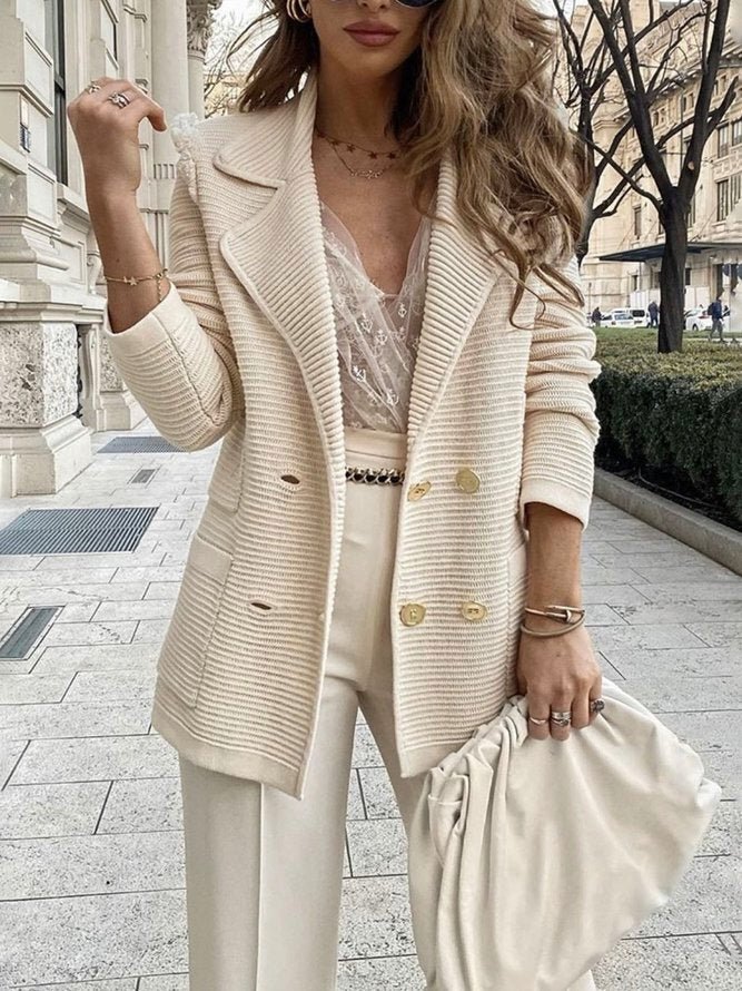 Nanna Structured Blazer - Tailored Fit with Textured Fabric for Versatile Style 0