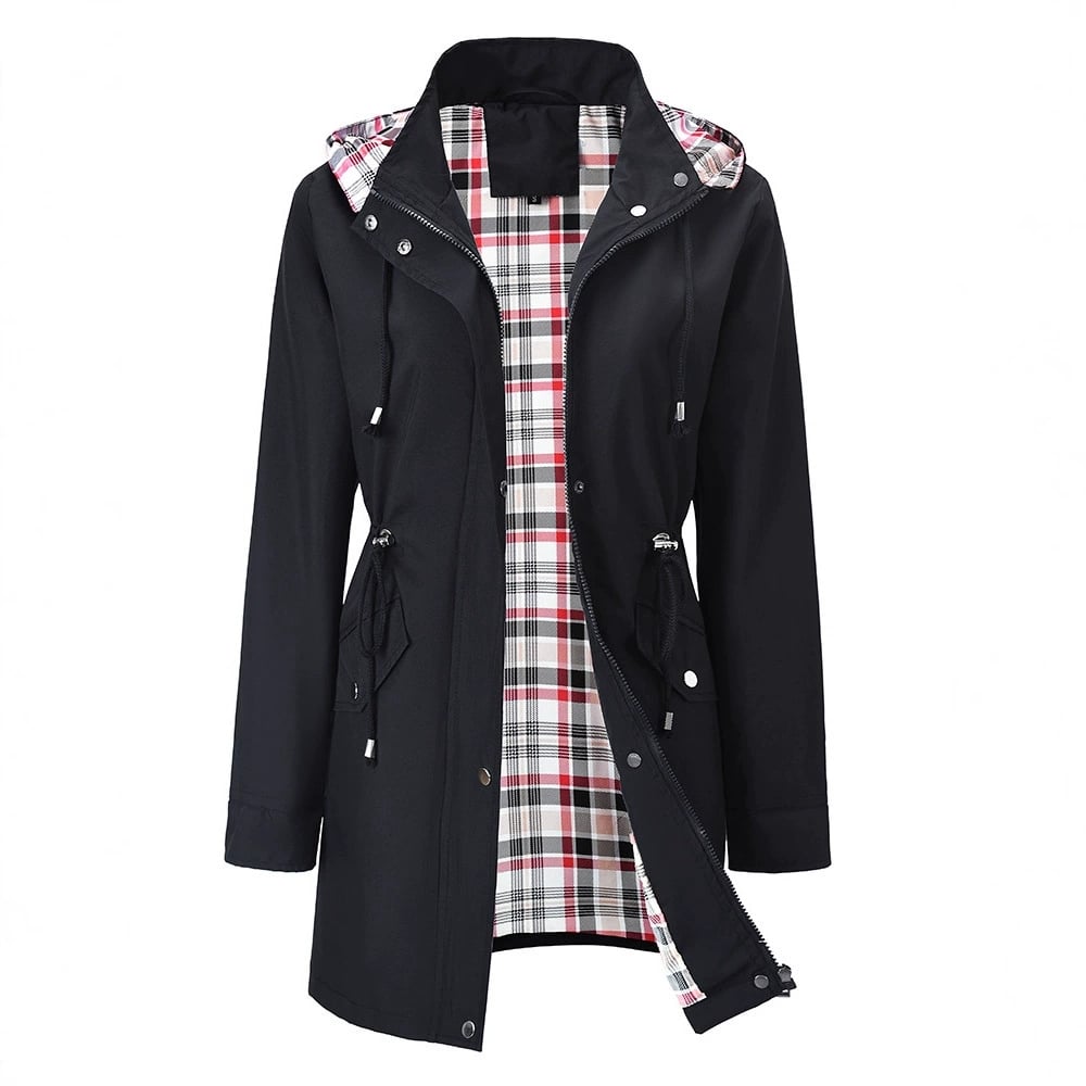 WeatherShield - Waterproof Women's Windbreaker Jacket with Detachable Hood 4