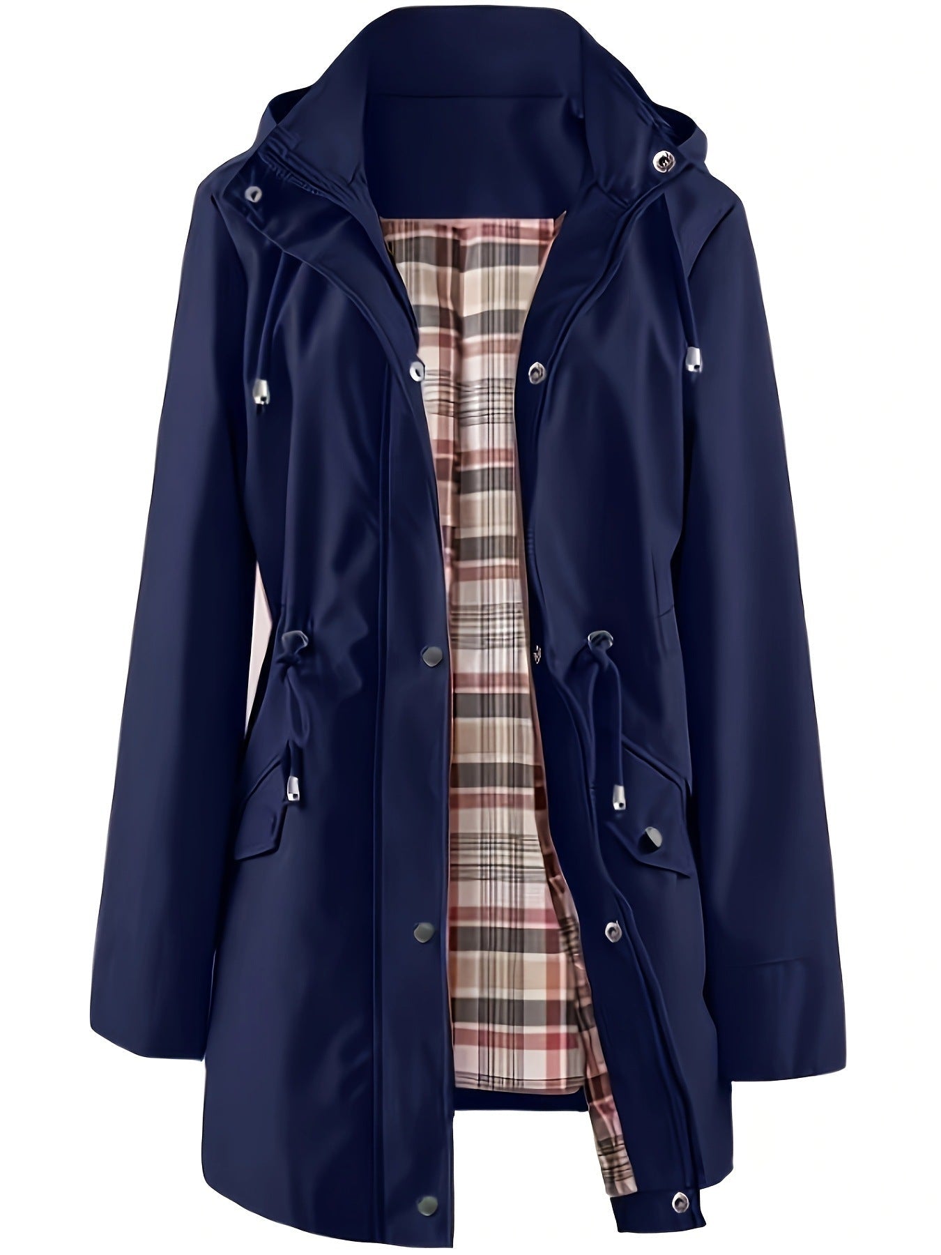 WeatherShield - Waterproof Women's Windbreaker Jacket with Detachable Hood 7