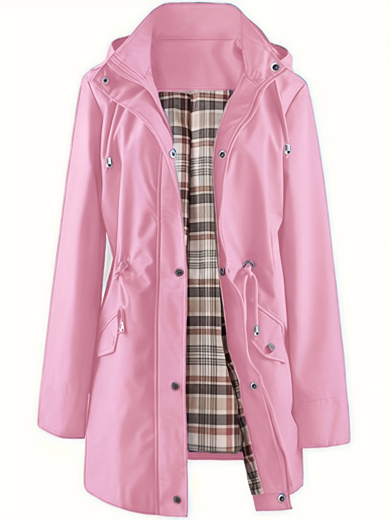 WeatherShield - Waterproof Women's Windbreaker Jacket with Detachable Hood 9