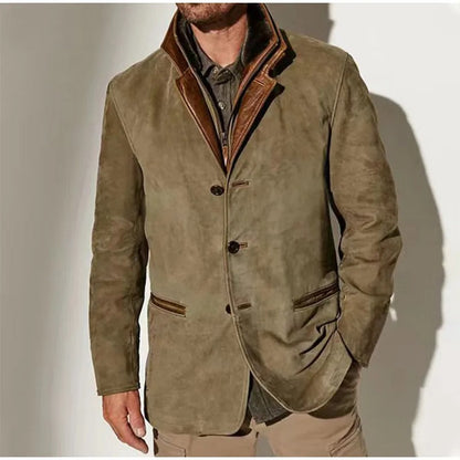 AeroStyle - Men's Vintage Spring Jacket | Premium Suede for Comfort & Versatility 3
