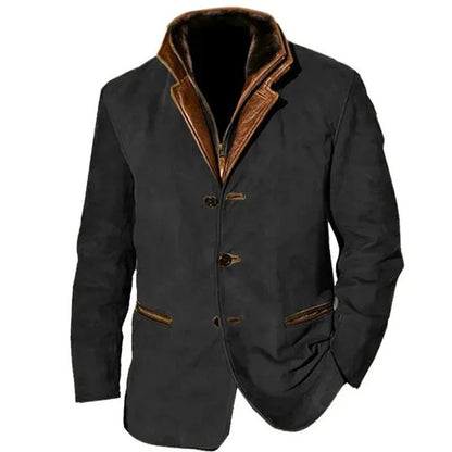 AeroStyle - Men's Vintage Spring Jacket | Premium Suede for Comfort & Versatility 4