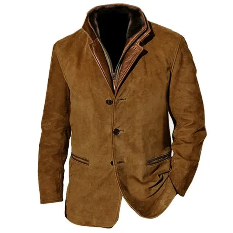 AeroStyle - Men's Vintage Spring Jacket | Premium Suede for Comfort & Versatility 7