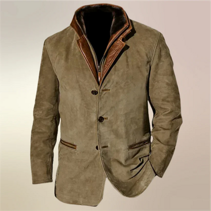 AeroStyle - Men's Vintage Spring Jacket | Premium Suede for Comfort & Versatility 8