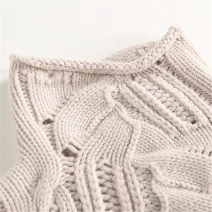 Hand-Knit Soft Sweater for Women - Unique Pattern Design & Comfort 2