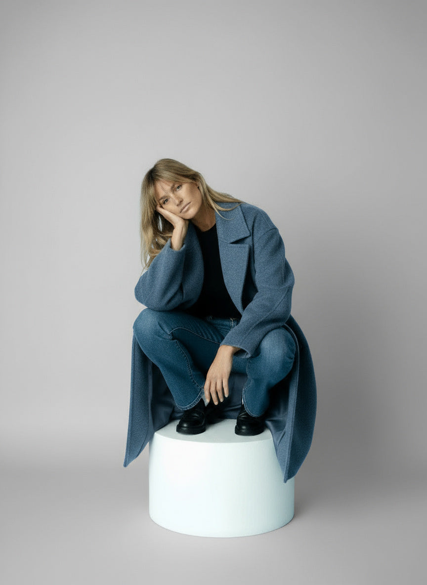 Harper - Elegant Long Winter Coat for Women, Eco-Friendly Cotton Blend 7