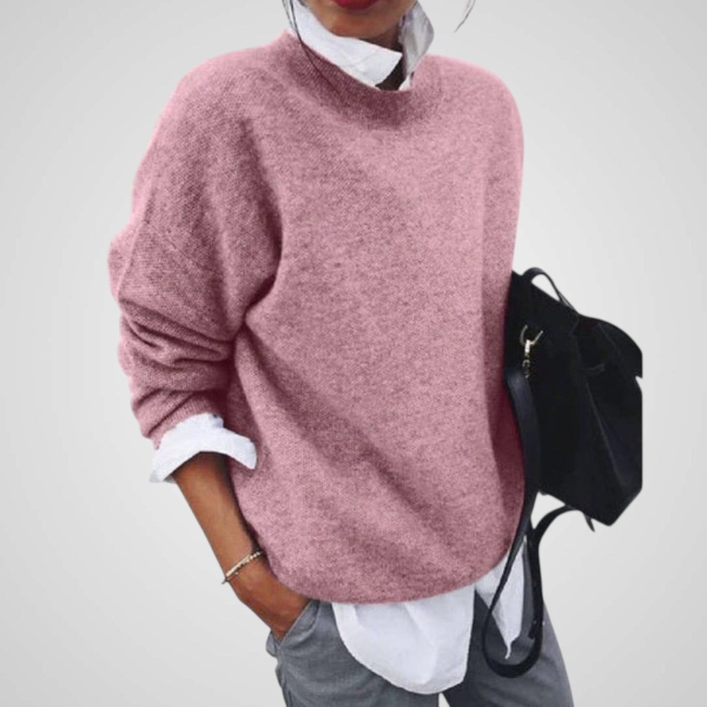 Kasi | Luxuriously Soft Everyday Knitted Cashmere Sweater for Women - Ultimate Comfort!