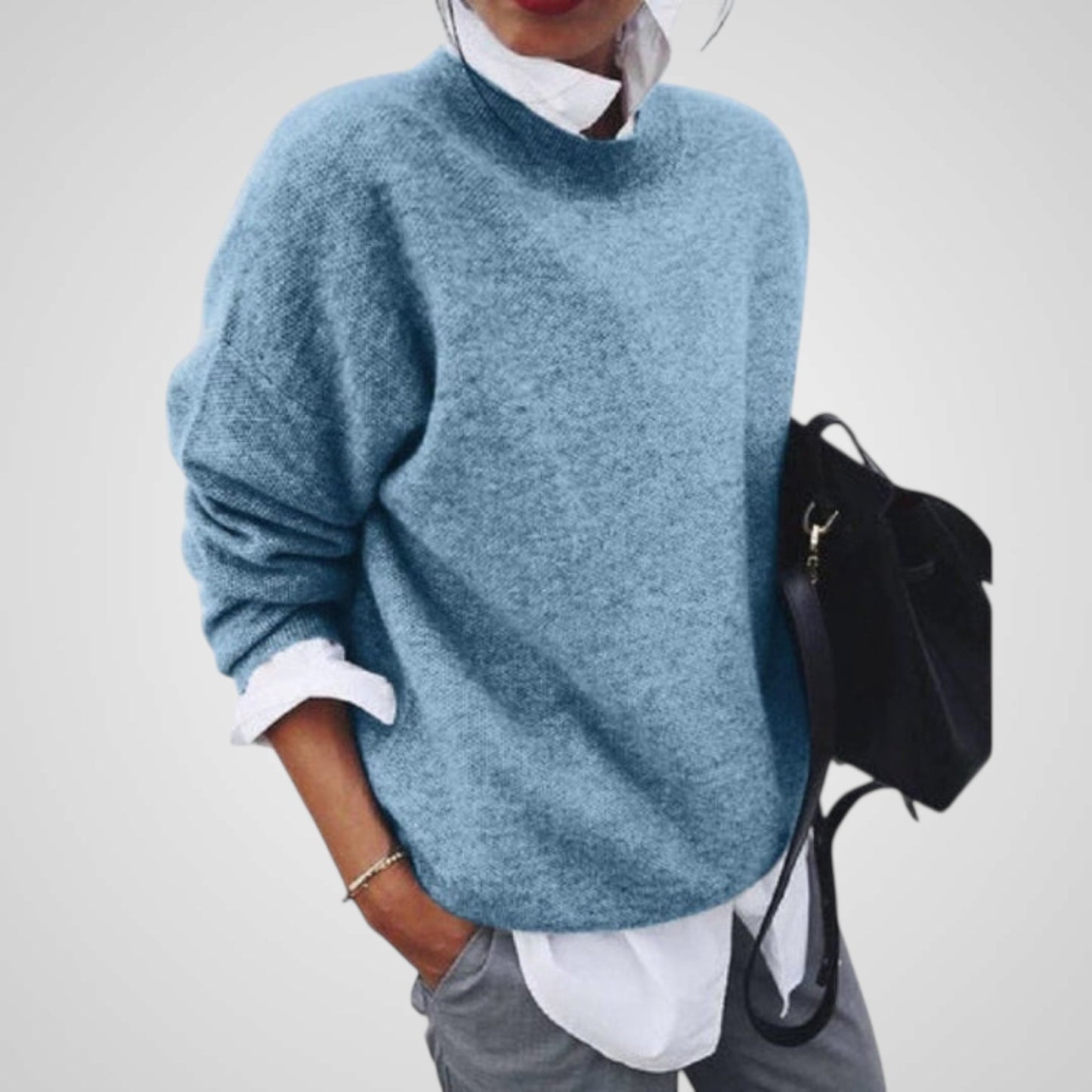 Kasi | Luxuriously Soft Everyday Knitted Cashmere Sweater for Women - Ultimate Comfort!