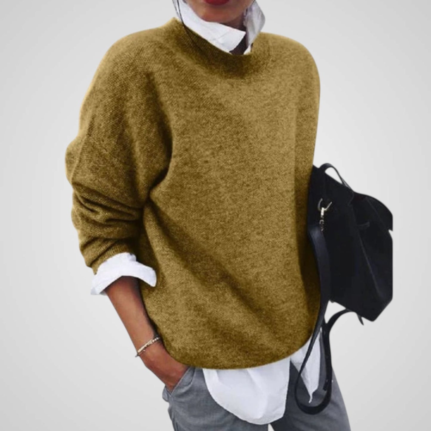 Kasi | Luxuriously Soft Everyday Knitted Cashmere Sweater for Women - Ultimate Comfort!