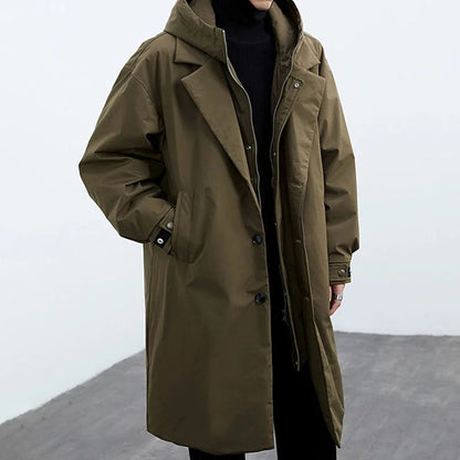 Kensington - Lightweight Water and Wind Resistant Overcoat with Hood for Men and Women 0