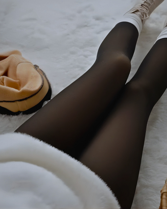 Midnight Sheer - Fleece Lined Leggings for Women, Chic & Cozy Style 0