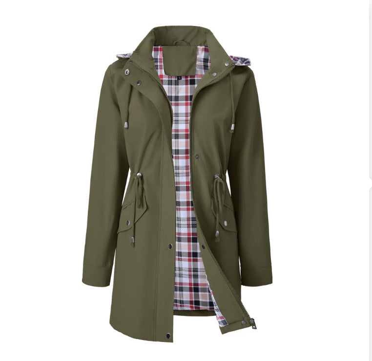 WeatherShield - Waterproof Women's Windbreaker Jacket with Detachable Hood 10